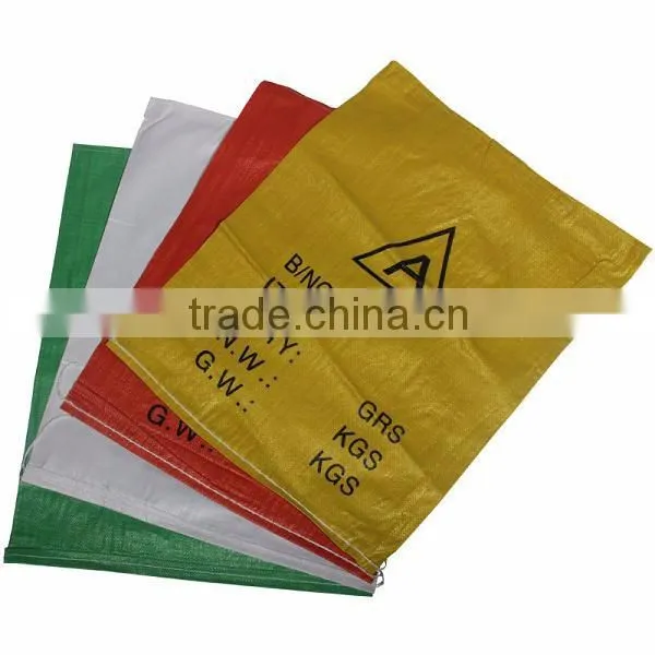 China quality PP woven bag/sack for sand, fertilizer, cement