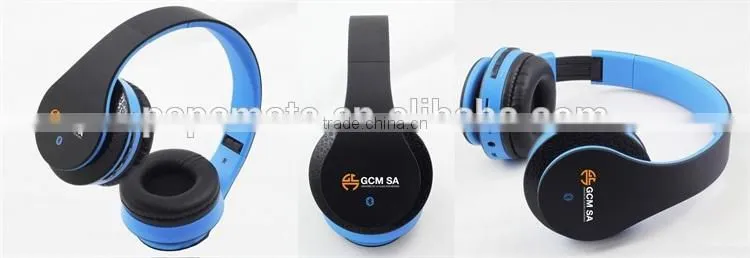Cheap Handfree Stereo Foldable MP3 FM Bluetooth Headset for Mobile Phone