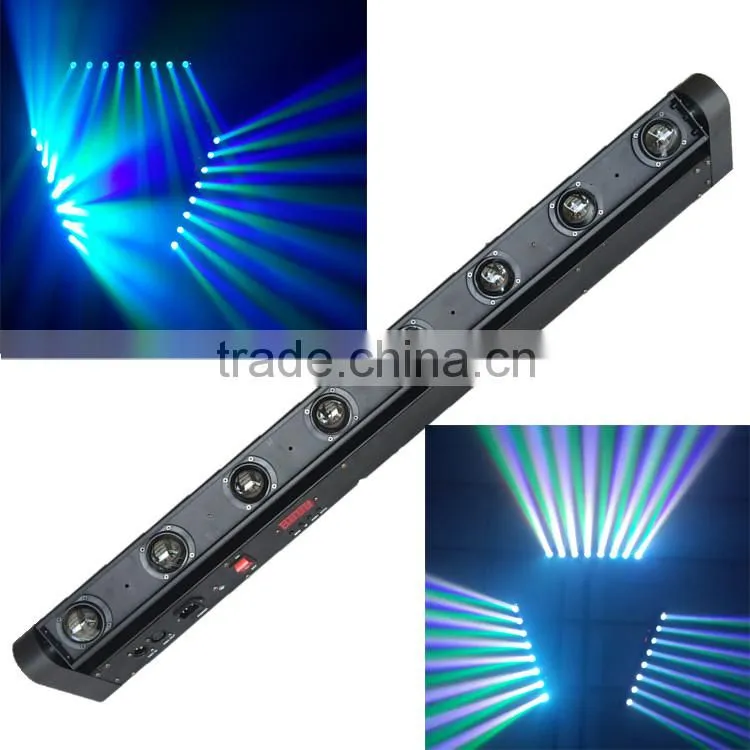 led RGBW rotating beam light / LED 10W *8eyes rotating beam light moving head light / LED rotation beam light