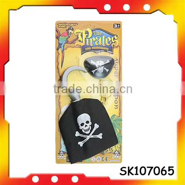 plastic pirate gold coins pirate headband with high quality