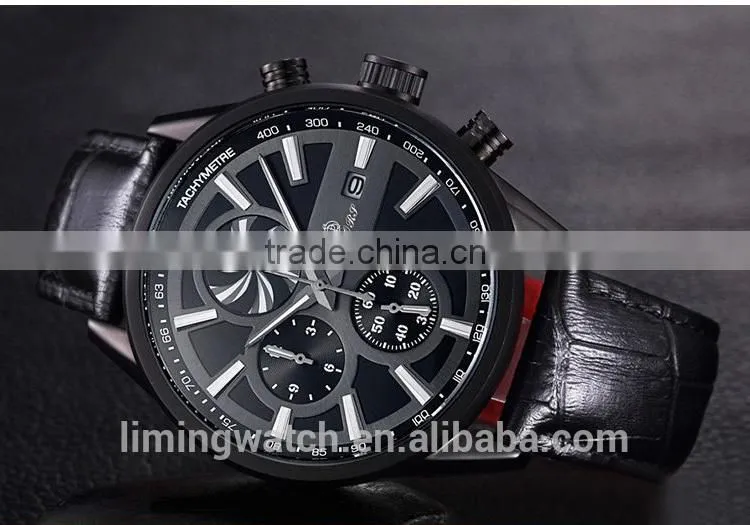 2015High Quality Factory direct sale stainless steel watch Male Wrist Watch Sport Watch for Men Quartz Analog Men's St
