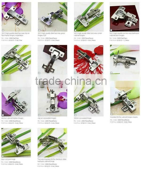 Hot sale high quality iron hydraulic hinges for cabinets