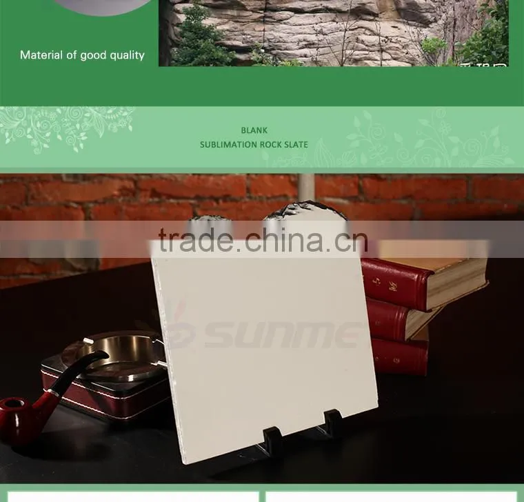 Sunmeta factory directly 3D sublimation blank rock photo SH05 20*20cm