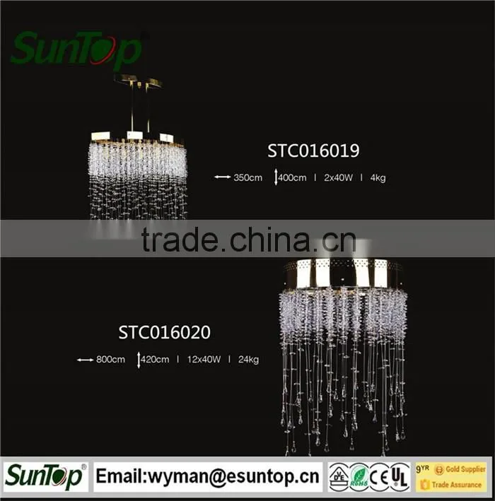 home decoration crystal ceiling lamp / energy saving crystal lighting /modern crystal lighting
