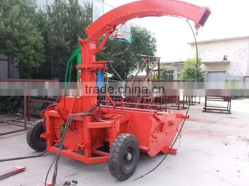 wheat forage harvester powered by tractor