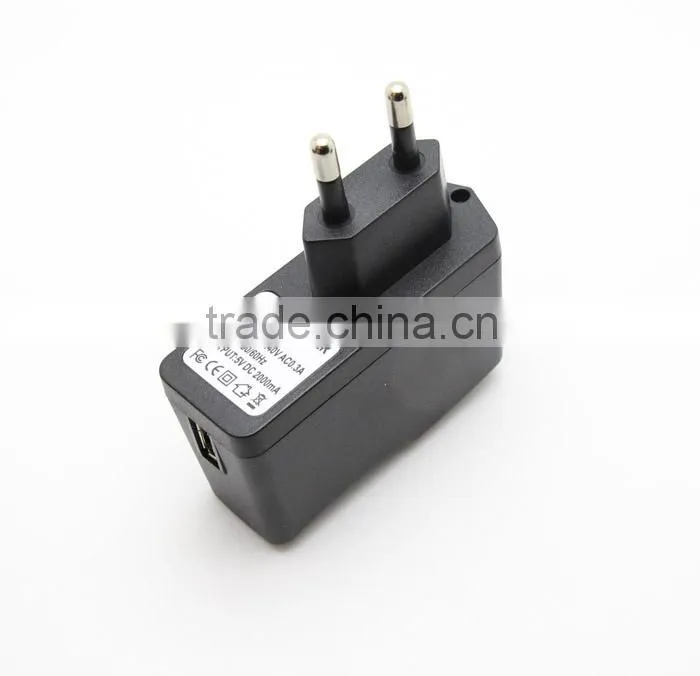 Factory supply EU US UK plug 5V 2A portable usb wall charger