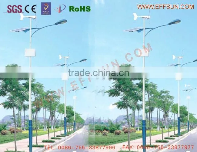 CE, RoHS approved 40W LED Solar Street Light, Lighting 10h a Day