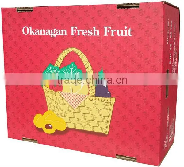 Offset fruit carton box summer fruts bring good mood 2016 new lifestyle