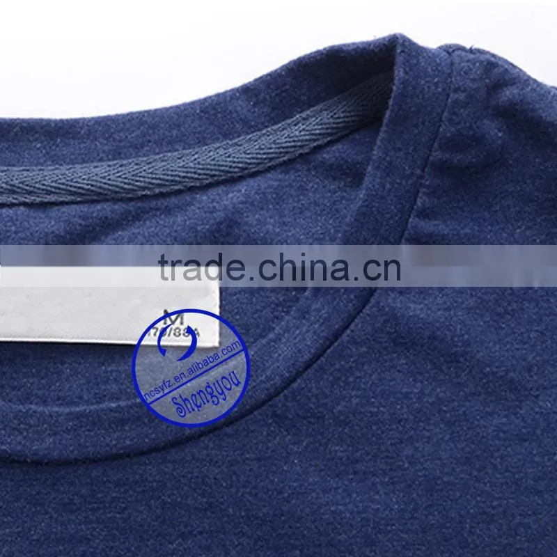 Custom solid color mens printed tshirts