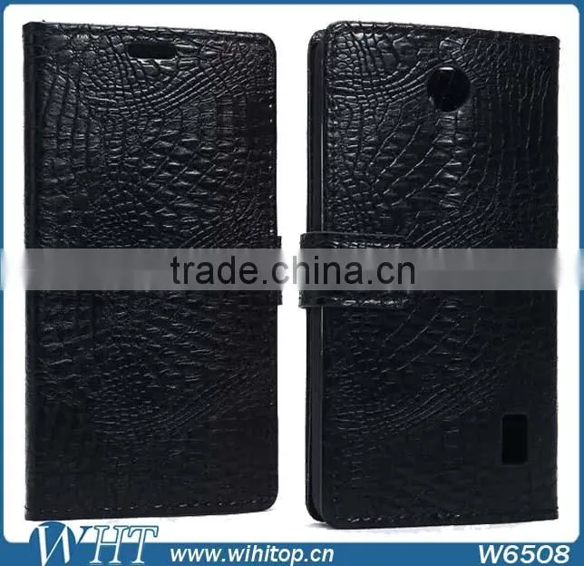 Card Holder Stand Wallet Case for Huawei Ascend Y635, Flip Cover for Ascend Y635 Leather Case