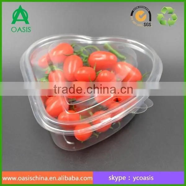 Heart shape pet fruit strawberry punnet