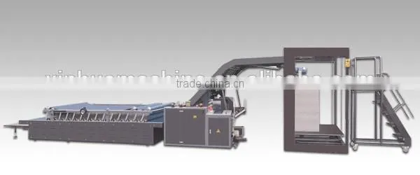 semi-auto carton box flute laminator/laminating machine