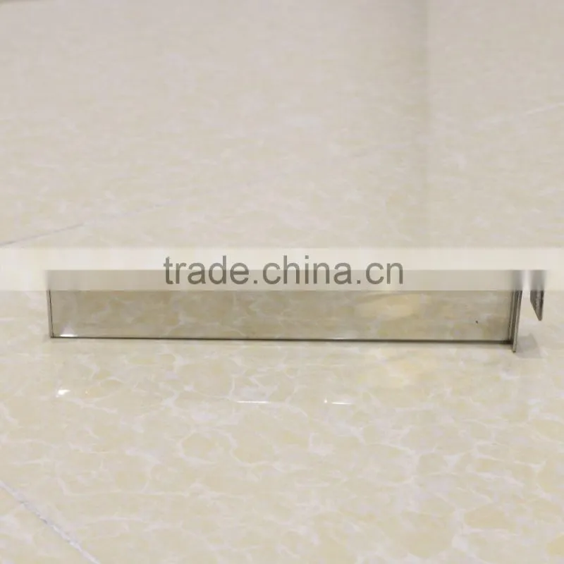 Variable stainless steel clothes hanging rack for shop display
