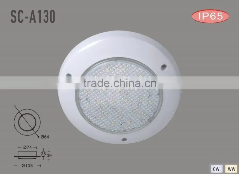 IP65 Caravan Downlight/ DC12V LED Cabin Light/ 3W Led Light in Low Voltage (SC-A130)