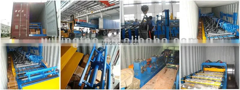 metal roof ridge cap tile roll forming machine