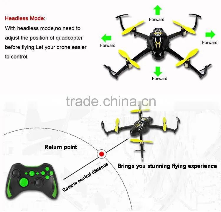 Two flying mode 2.4G micro drones toys with upside down flight.