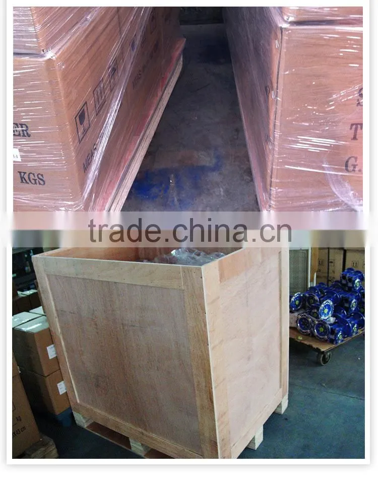 Aluminum housing RV serie double stage NMRW025-150 Worm Speed reducer reduce reductor reduction Gearbox for winch sliding door