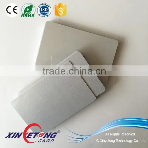 CR80 30mil Black PVC Plastic Card Blank for Thermal Printer