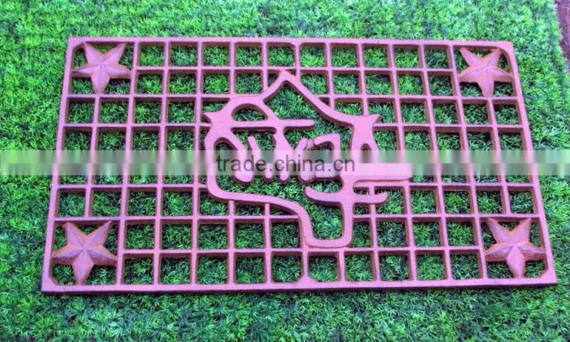 Cast Iron Decorative Doormat