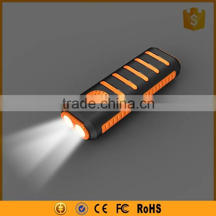 Fashionable 5600mah power bank speaker with strong led flashlight