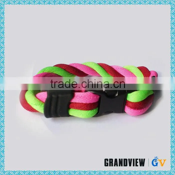 Pretty high quality green-red-pink sports necklace wholesale