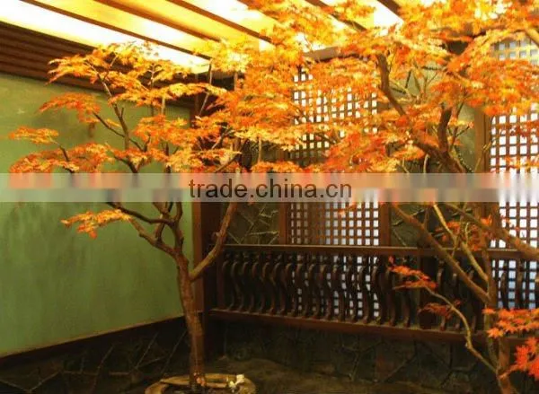Plastic ancient fake maple tree
