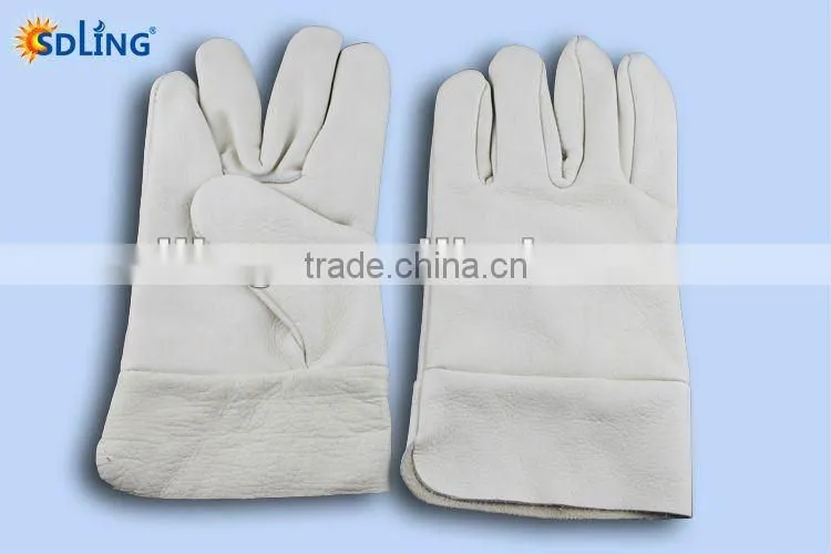 cow split leather work glove leather welding glove