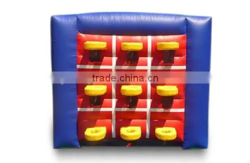 basketball tic tac toe inflatable basketball game,sports game for basketball tic tac toe