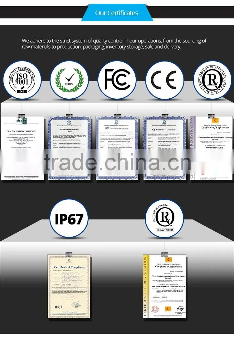 Alibaba provided certification CCC / CE / CQC / FCC / RoHS dimmable led corn light