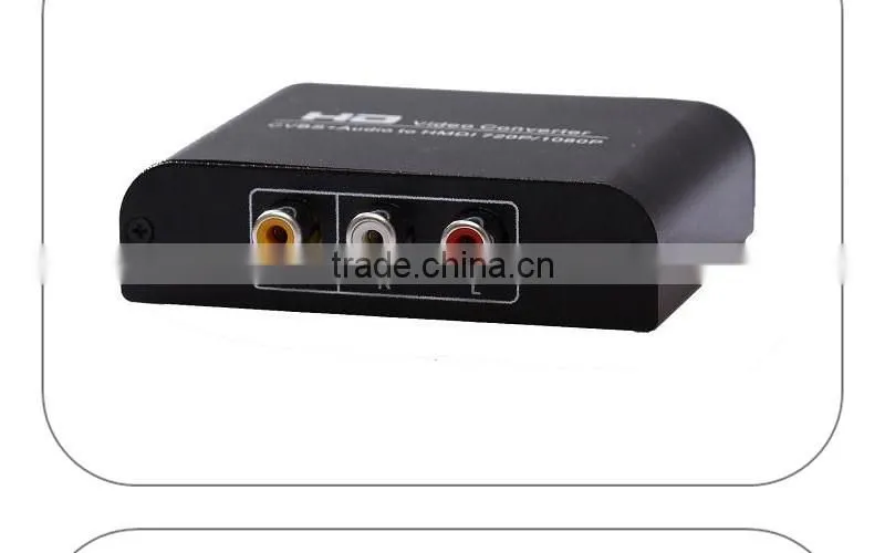 AV Converter (Universal Composite AV to HDMI Up-Scaling Full Size Converter