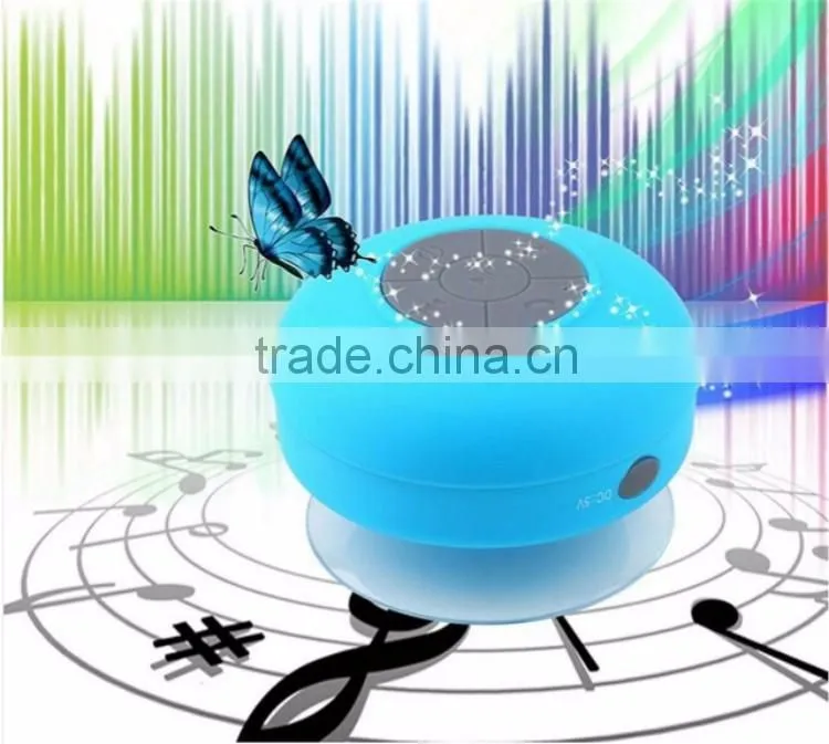 Portable Big Sucker Handsfreewaterproof shower bluetooth speaker for car audio