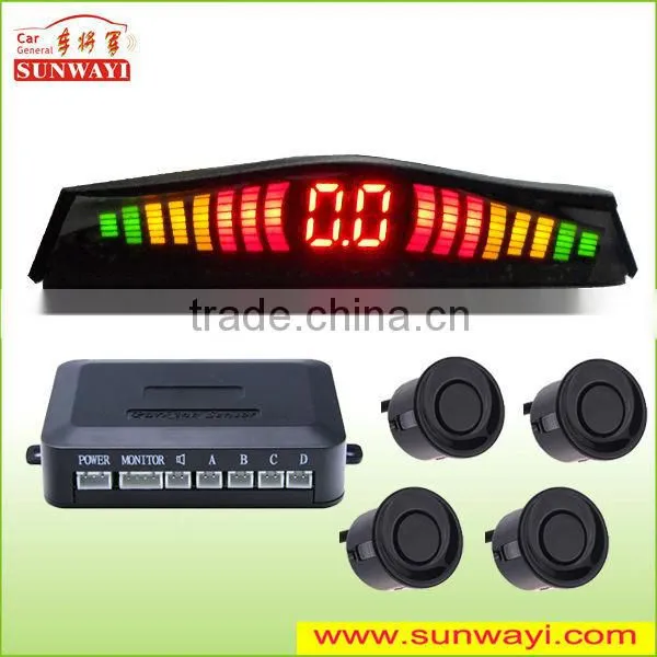 hot selling smart digital parking sensor with led display four sensors
