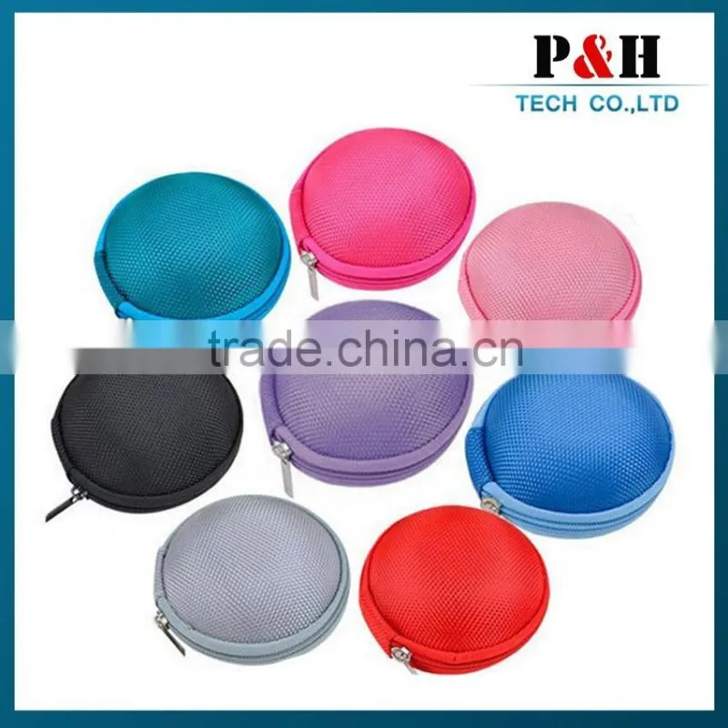 Fashion Earphone bag,Mini carrying earphone case Factory sale