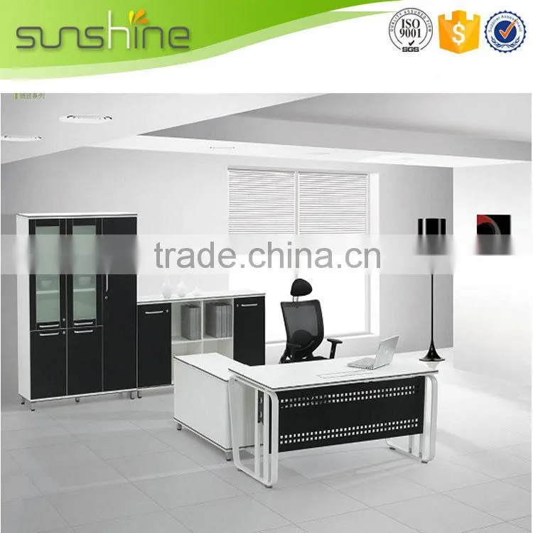Cheap price custom Hot sale industrial style executive desk