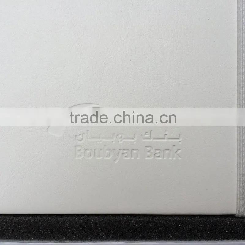 2016 hot customized luxury gift notebook with metal pen and logo for adverting