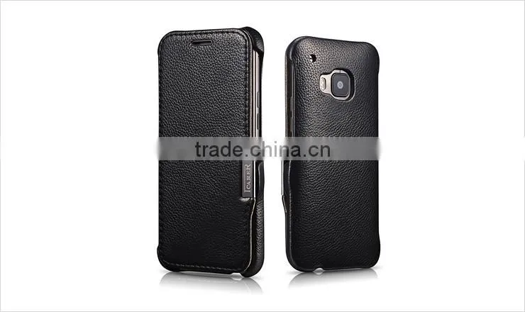 ICARER Wallet Leather Case For HTC M9,Flip Cell Phone Cases Fot M9,Luxury Mobile Phone Cover For M9
