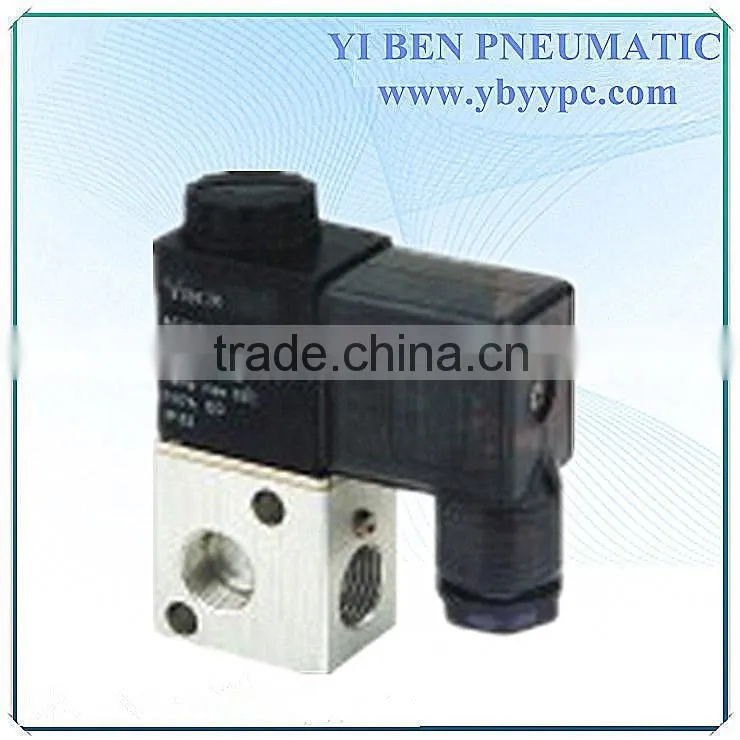 Pneumatic solenoid valves air valves single solenoid and double positions