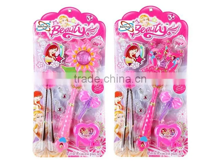 Hot crazy pink girls beauty set kids wholesale jewelry