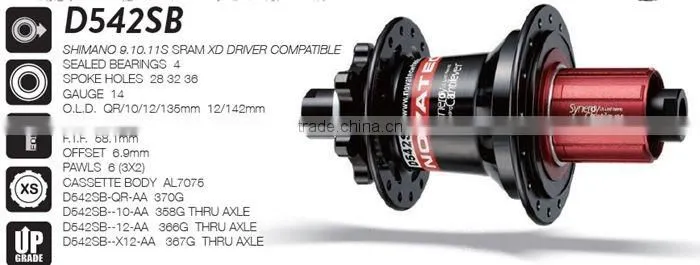 Wholesale MTB Bike Parts 7075 Aluminum Alloy Cassette Quick Release Mountain Bicycle Wheels Hub