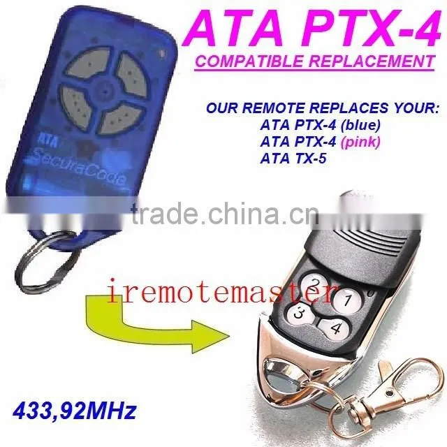 433.92MHZ Compatible with ATA PTX4,ATA TX-5 remote