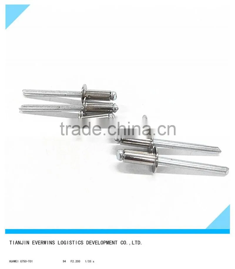 Stainless steel drawing rivet