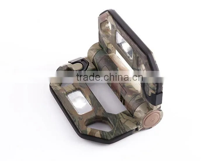 Camouflage open and fold led work bench light