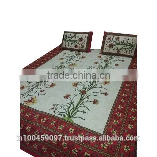 Cotton Printed Bed Sheets