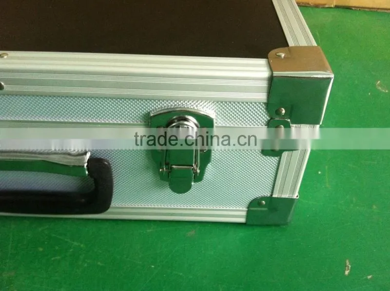 China silver and black carrying aluminum tool box flight case