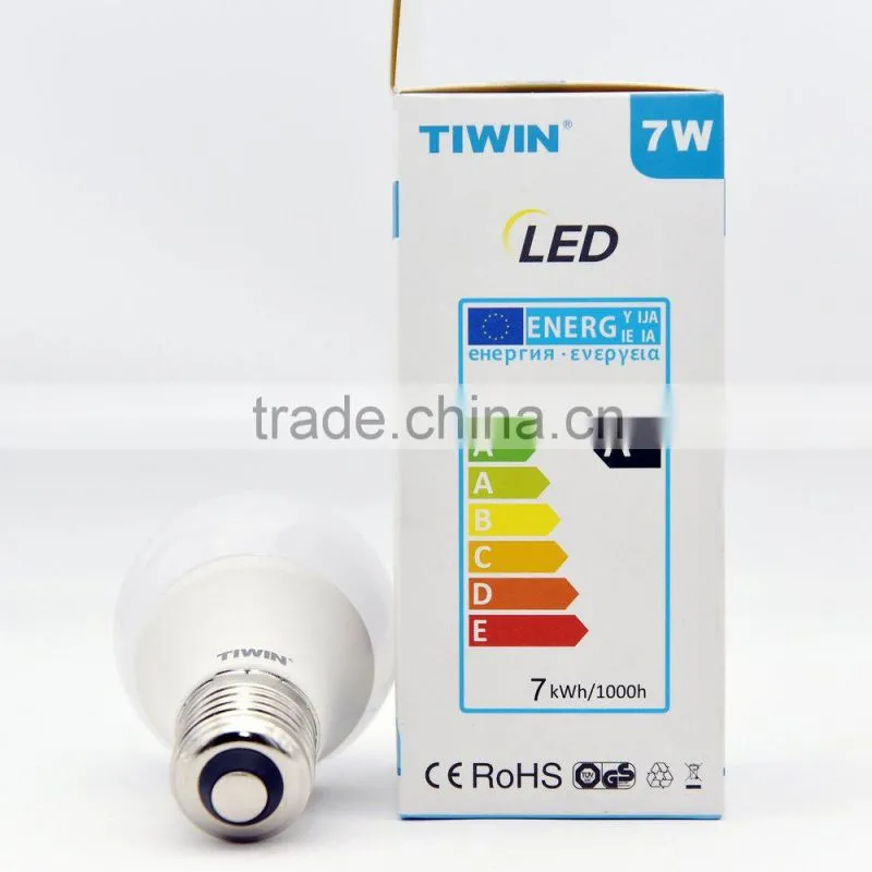TIWIN TUV GS CE ROHS CERTIFICATE Top Quality Global Screw E27 LED Bulb Light 3W 5W 7W 9W 11W 13W