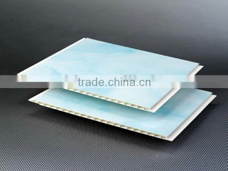 PVC panel with blue colour
