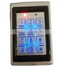 Waterproof RFID access control 1000 user card and 1000 code