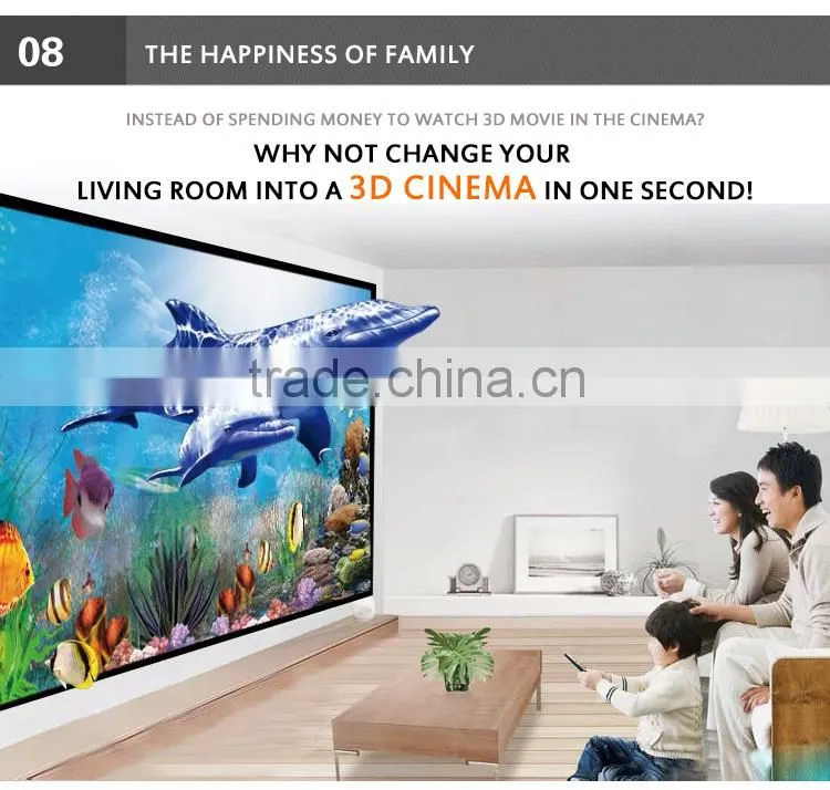 RD-806 LED projector training projector 1280*800 2800lumens VGA TV ports presentation projector