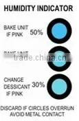 Moisture indicator card cobalt