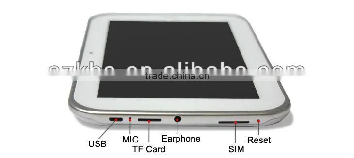 2013 Newest Dual Core tablet pc video chat Built-in 2G,support calling